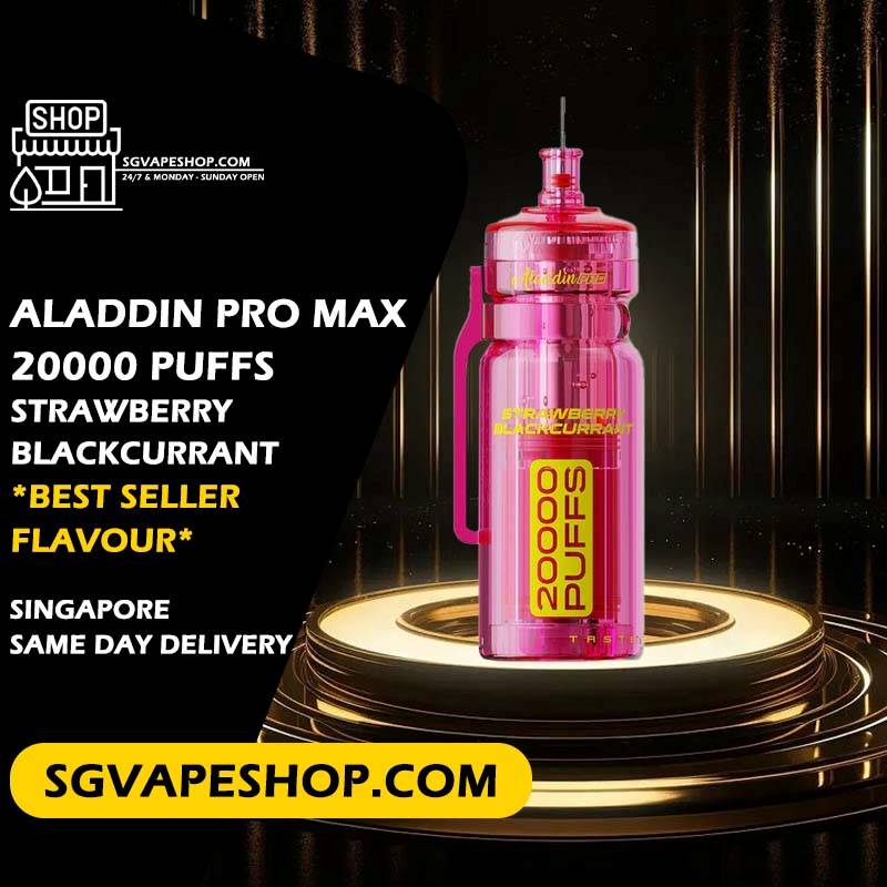Aladdin Pro Max 20000 Disposable Flavour - Starwberry Blackcurrant