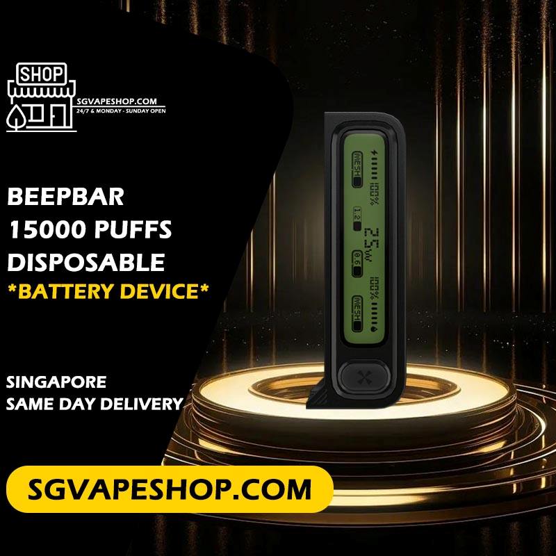 Beer Bar 15000 Disposable Battery Device in singapore SG VAPE SHOP