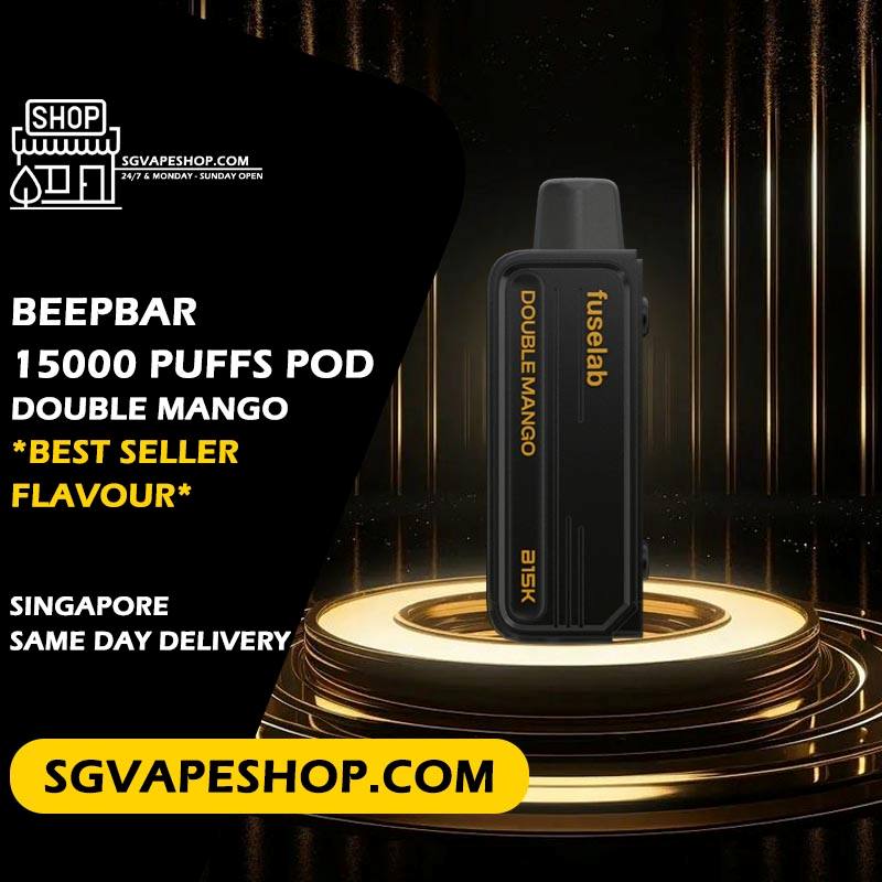 Beer Bar 15000 Disposable Cartridge Pod Flavour - Double Mango