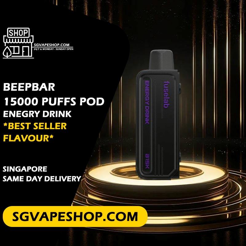 Beer Bar 15000 Disposable Cartridge Pod Flavour - Energy Drink