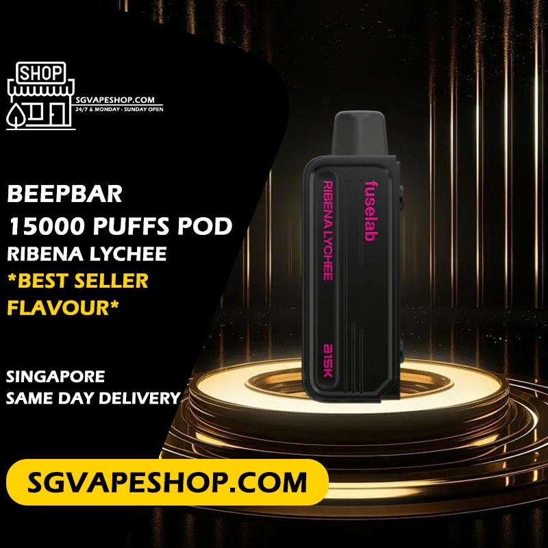 Beer Bar 15000 Disposable Cartridge Pod Flavour - Ribena Lychee