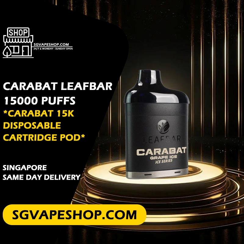 Carabat Leafbar 15000 Disposable Battery Device & Prefilled Cartridge Pod