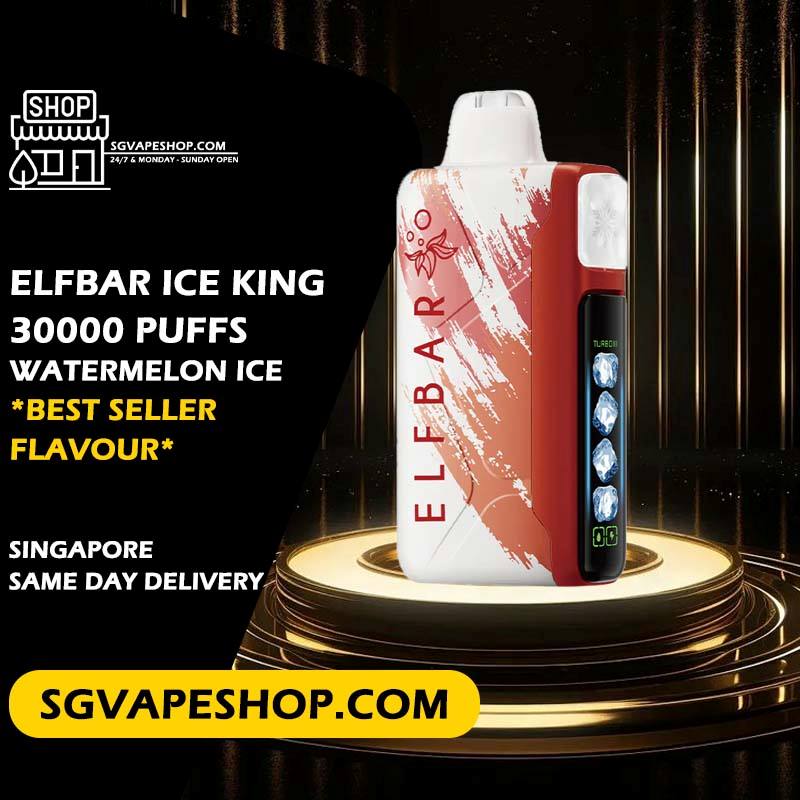 Elfbar Ice King 30000 Disposable Flavour - Watermelon Ice