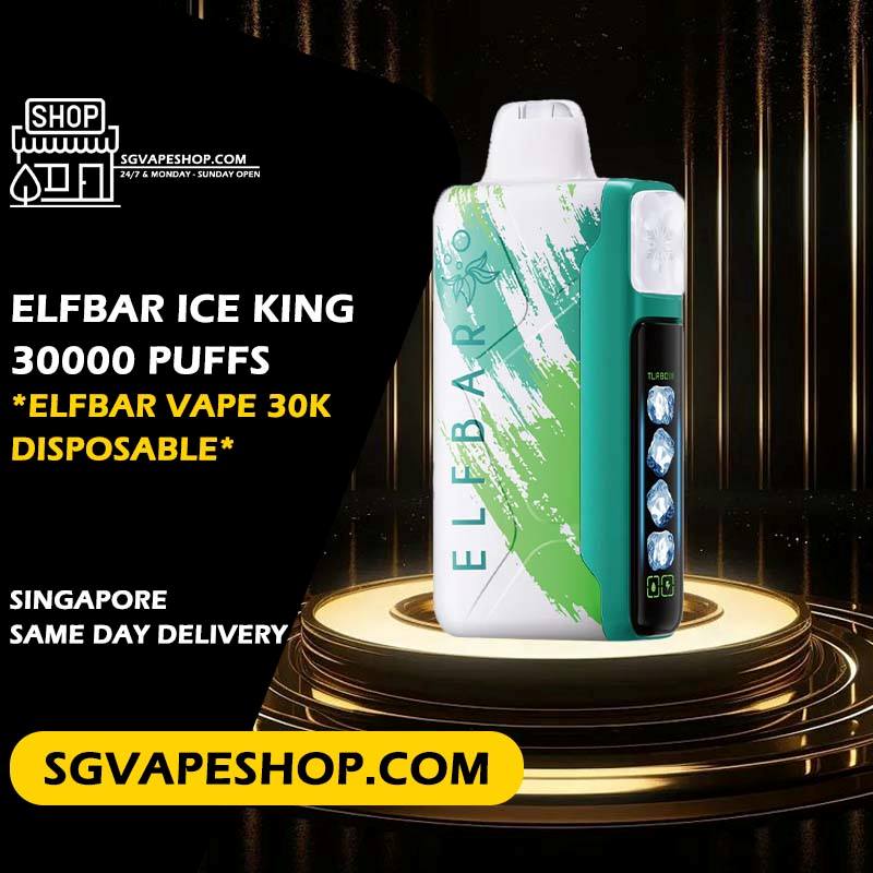 Elfbar Ice King 30000 Disposable ready stock in singapore SG VAPE SHOP