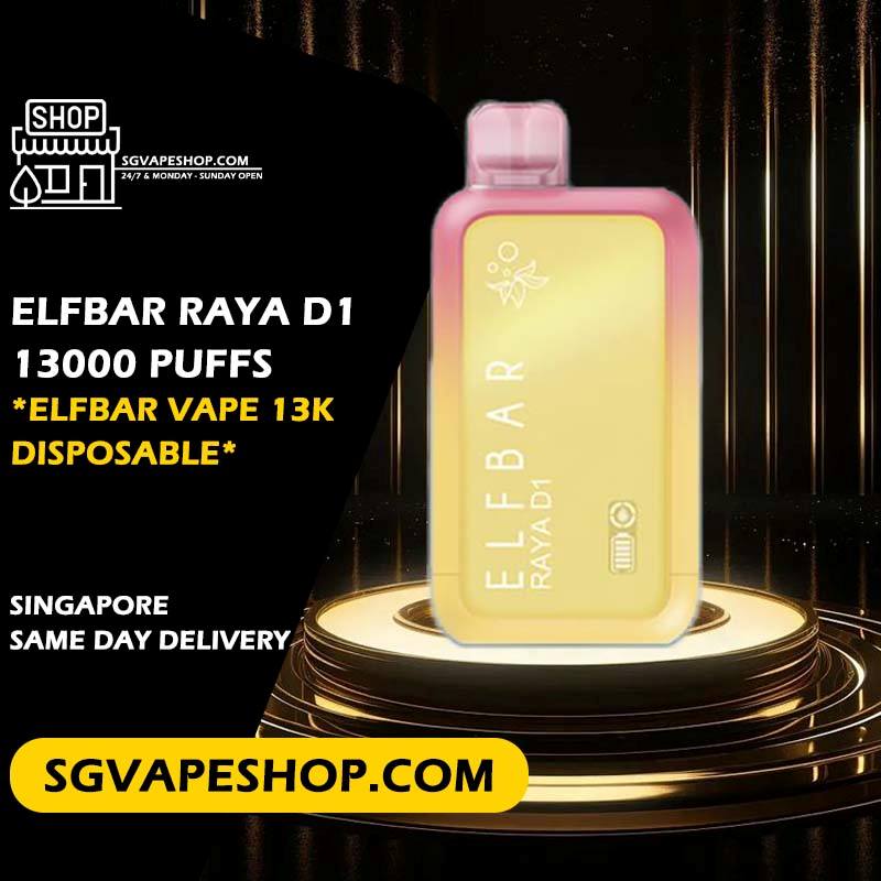 Elfbar Raya D1 13000 Disposable In stock Singapore SG VAPE SHOP