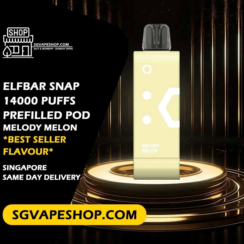 Elfbar Snap 14000 Prefilled Cartridge Pod Flavour - Melody Melon