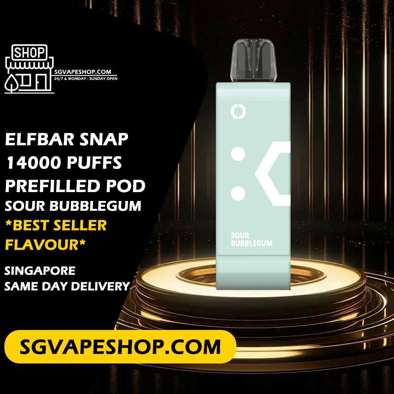 Elfbar Snap 14000 Prefilled Cartridge Pod Flavour - Sour Bubblegum