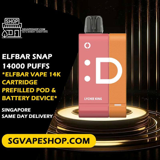 Elfbar Snap 14000 Prefilled Cartridge Pod in Singapore SG VAPE SHOP