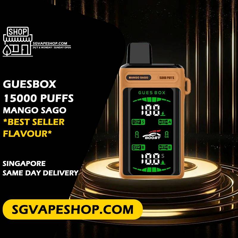 GuesBox 15000 Disposable Flavour - Mango Sago