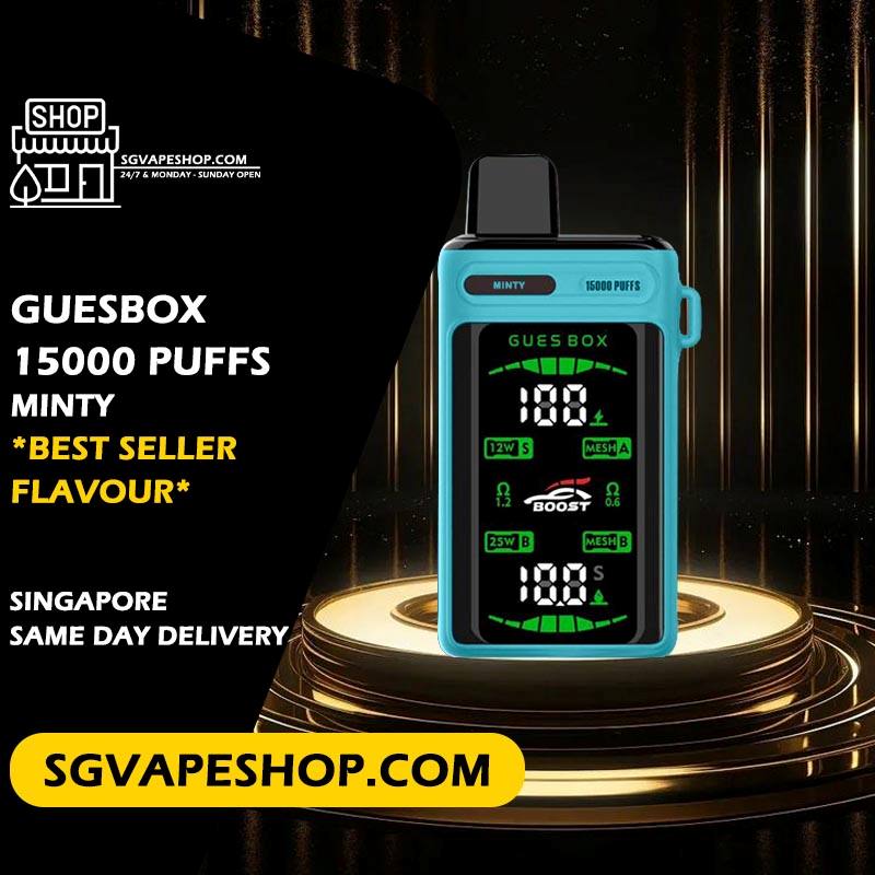 GuesBox 15000 Disposable Flavour - Minty