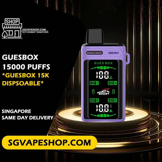 GuesBox 15000 Disposable in Singapore SG VAPE SHOP