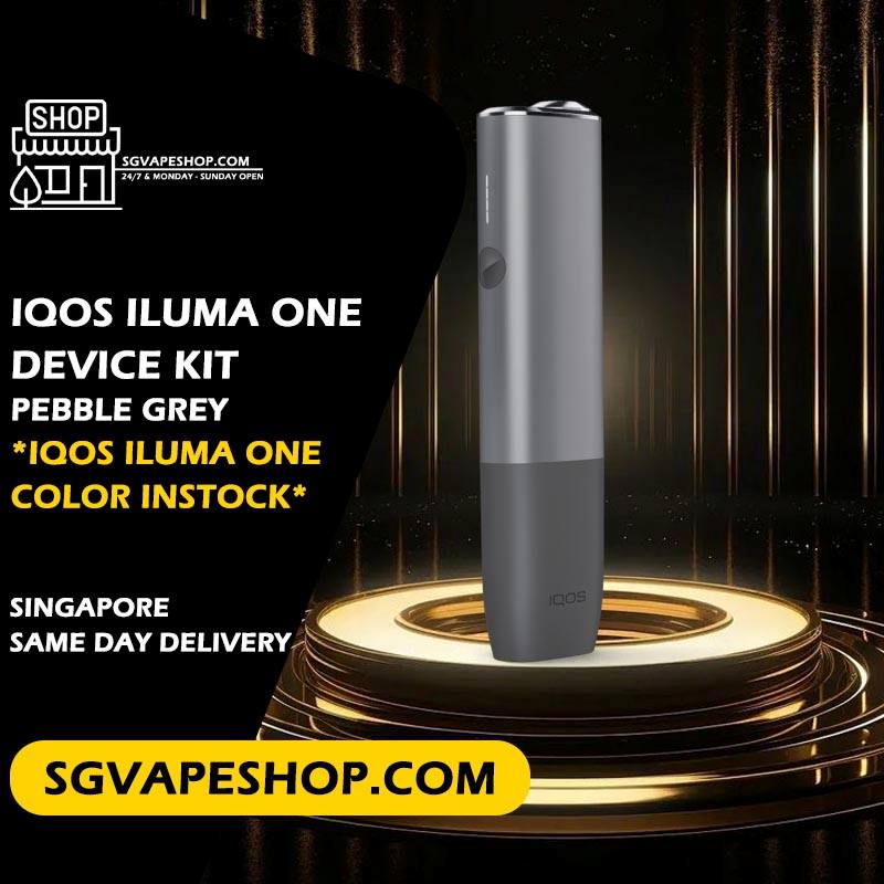 Iqos Iluma One Device Color in Singapore - Pebble Grey