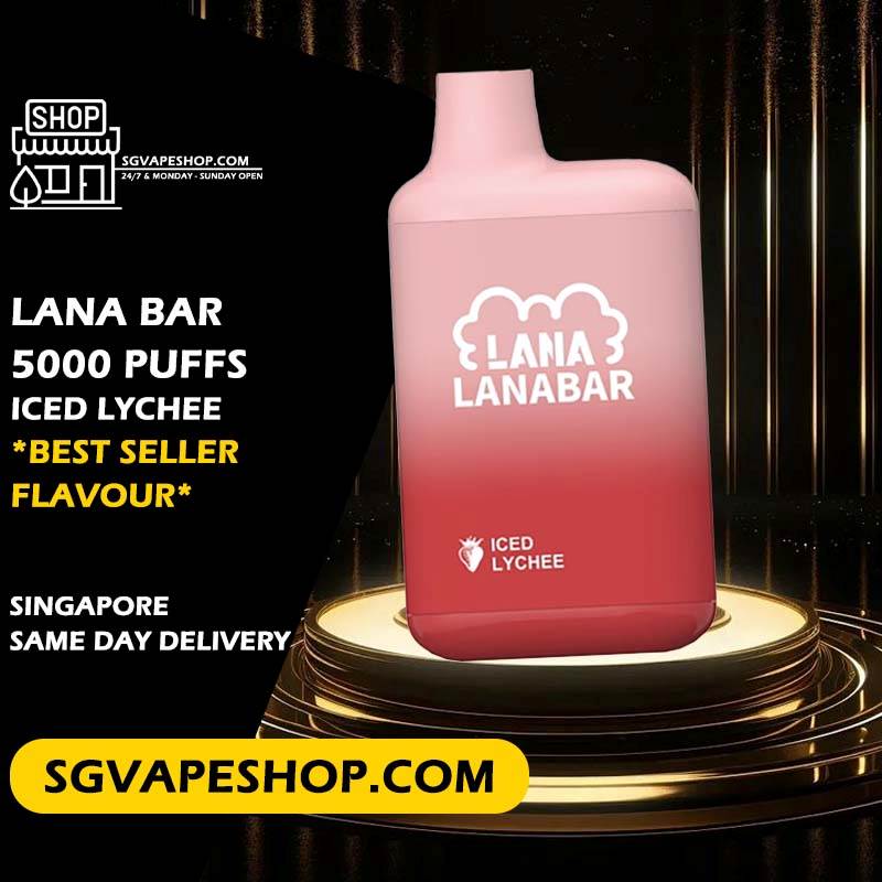 Lana Bar 5000 Disposable Flavour - Iced Lychee