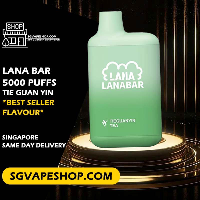 Lana Bar 5000 Disposable Flavour - Tie Guan Yin