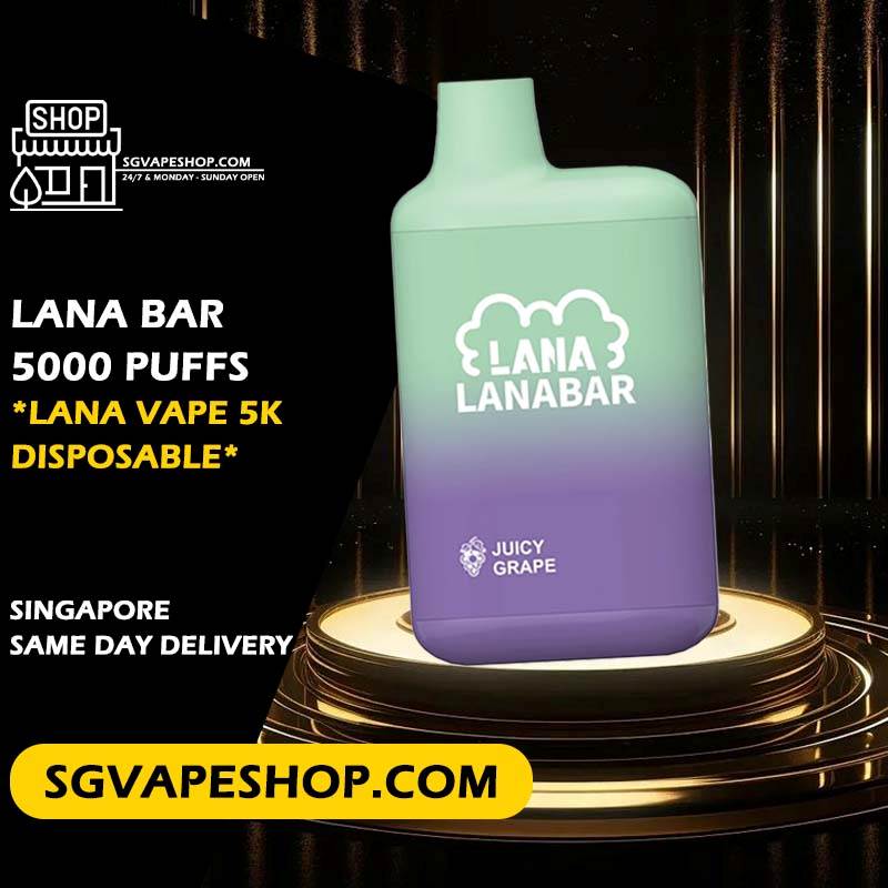 Lana Bar 5000 Disposable Ready Stock in SG VAPE SHOP Singapore