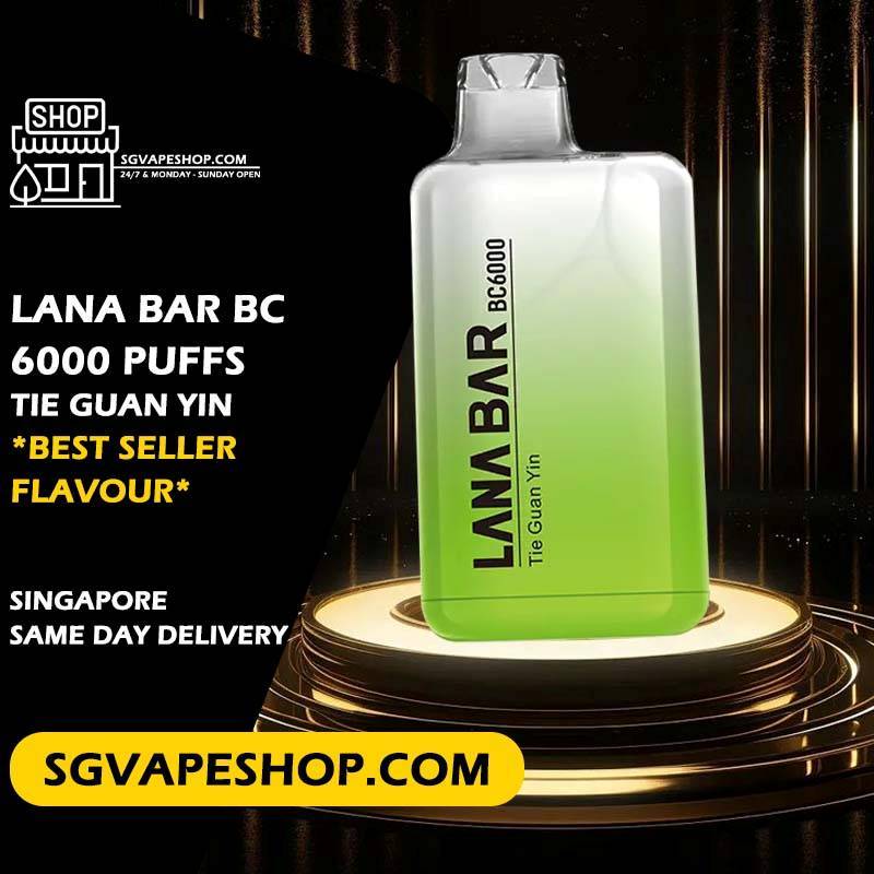 Lana Bar Bc 6000 Disposable Flavour - Tie Guan Yin
