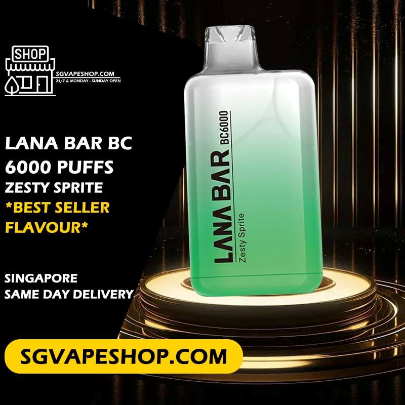Lana Bar Bc 6000 Disposable Flavour - Zesty Sprite