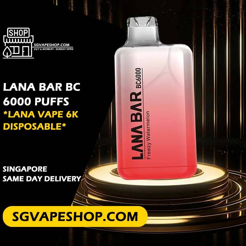 Lana Bar Bc 6000 Disposable Ready Stock SG VAPE SHOP Singapore