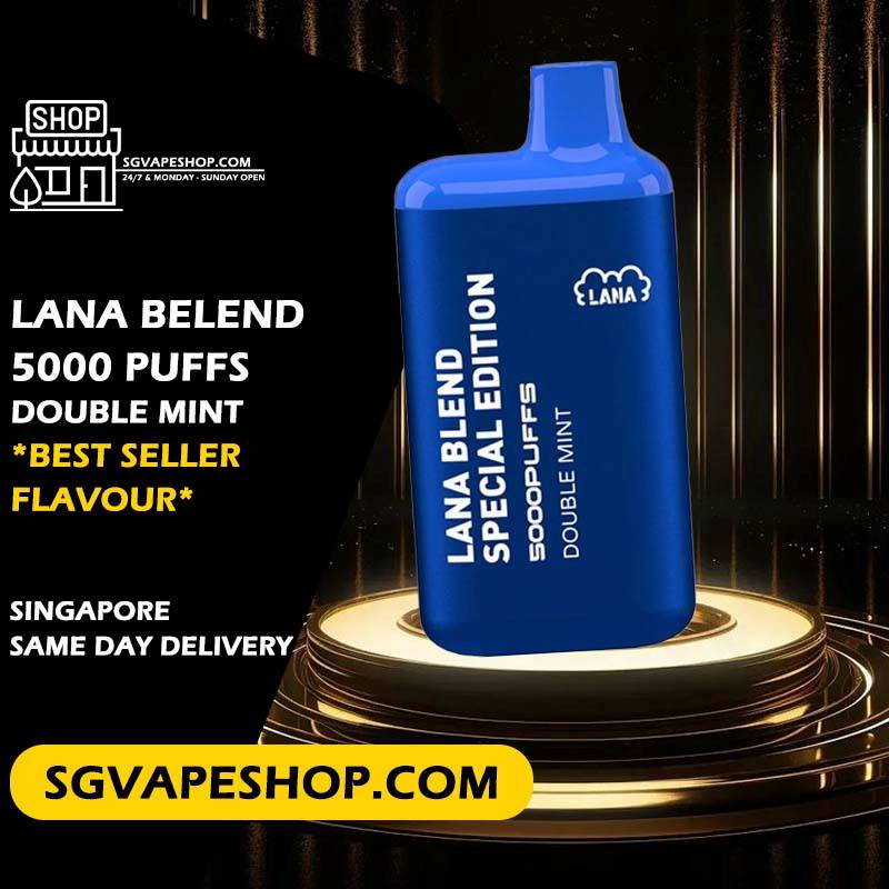 Lana Blend 5000 Disposable Flavour - Double Mint