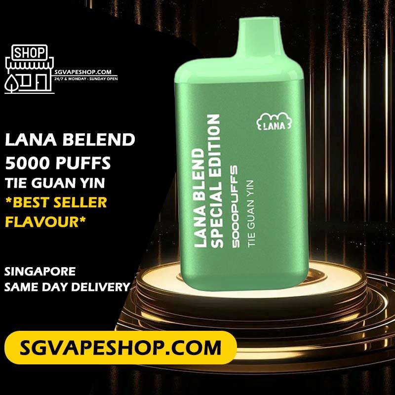 Lana Blend 5000 Disposable Flavour - Tie Guan Yin