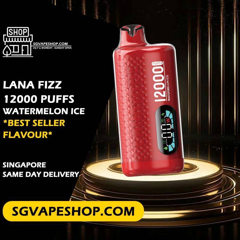 Lana Fizz 12000 Disposable Flavour - Watermelon Ice