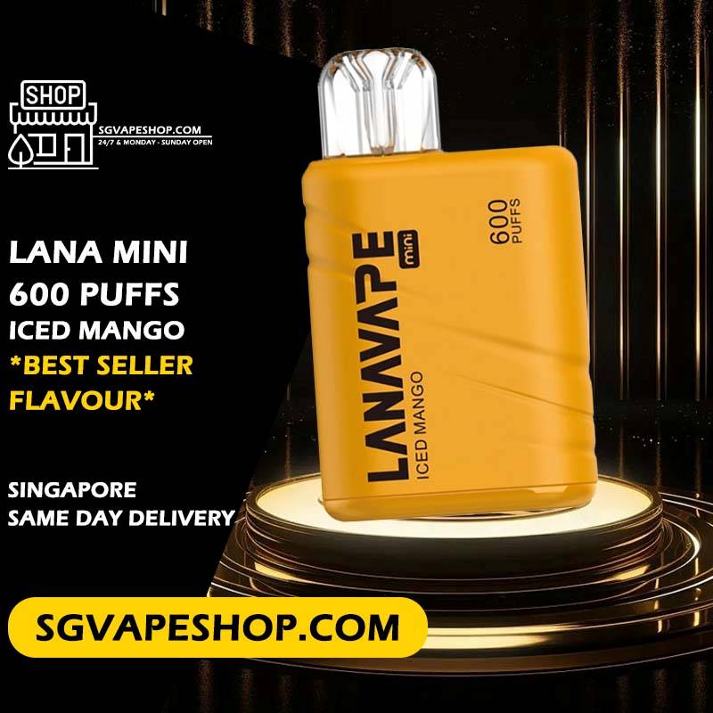Lana Mini 600 Disposable Flavour - Iced Mango