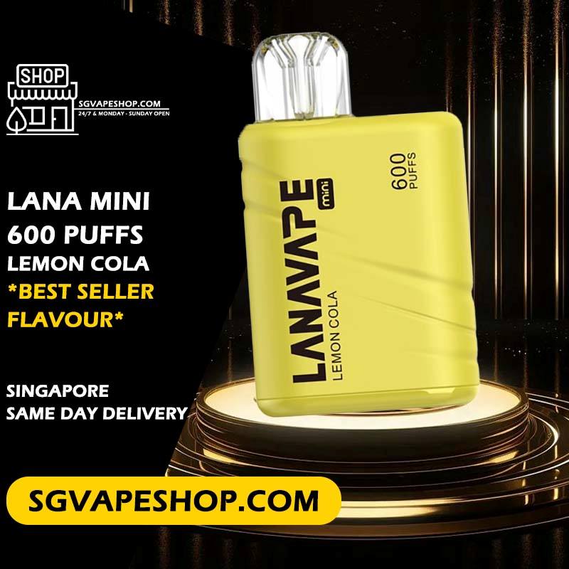 Lana Mini 600 Disposable Flavour - Lemon Cola