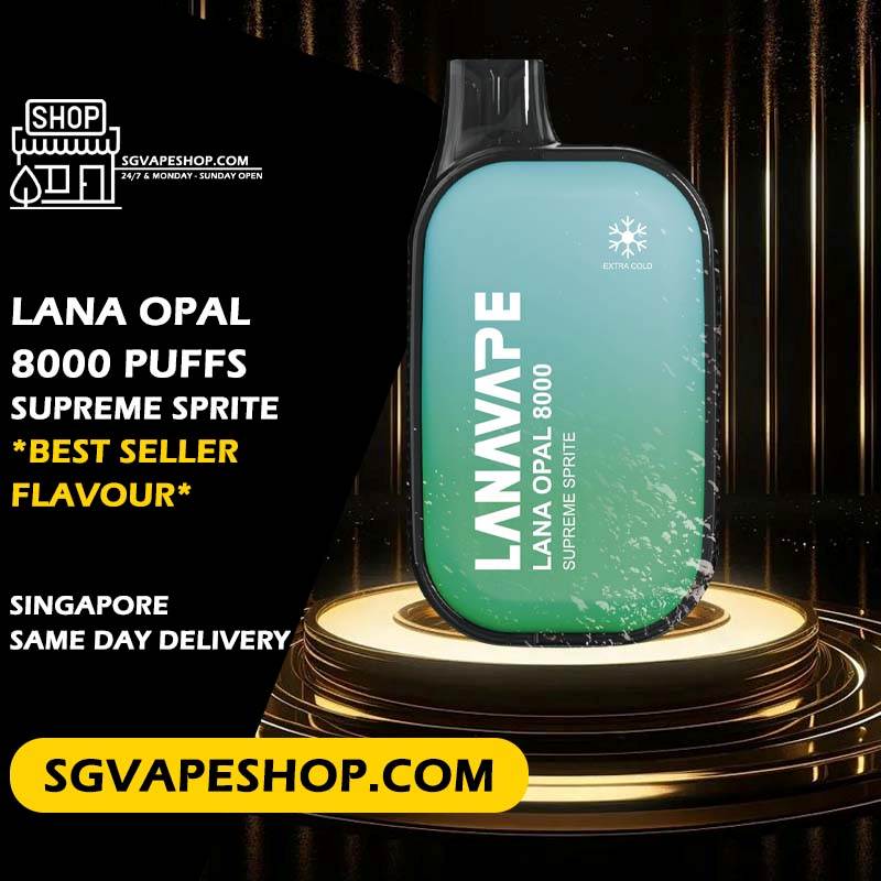 Lana Opal 8000 Disposable Flavour - Supreme Sprite