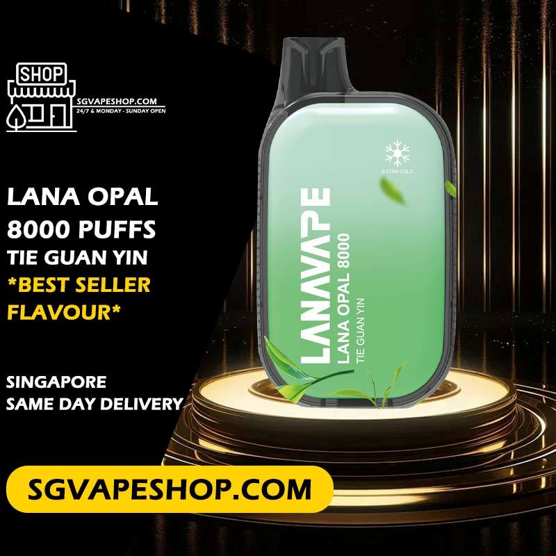 Lana Opal 8000 Disposable Flavour - Tie Guan Yin