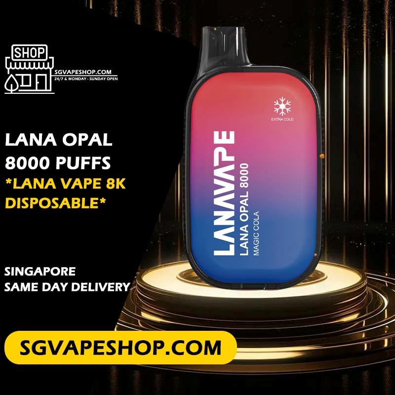 Lana Opal 8000 Disposable Ready Stock SG VAPE SHOP Singapore