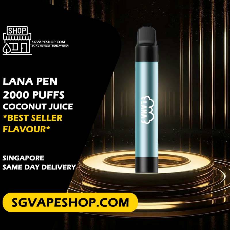 Lana Pen 2000 Disposable Flavour - Coconut Juice