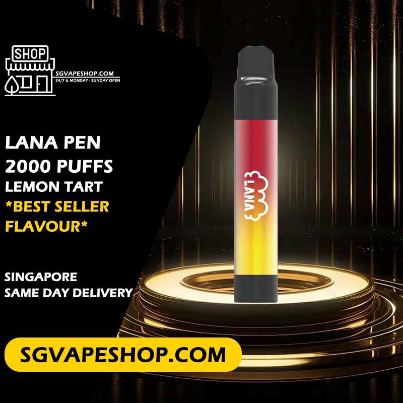 Lana Pen 2000 Disposable Flavour - Lemon Tart