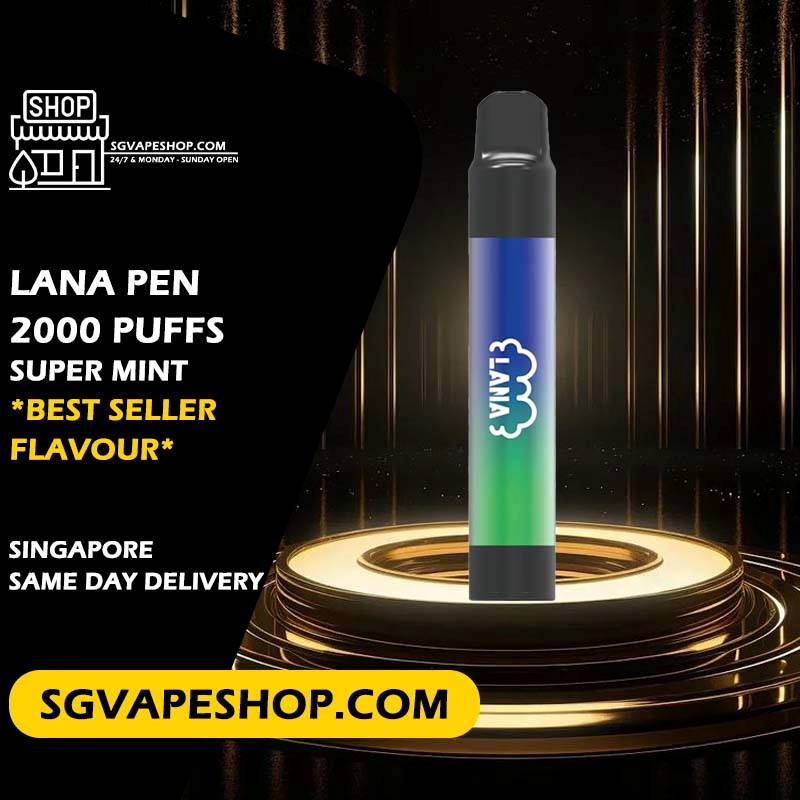 Lana Pen 2000 Disposable Flavour - Super Mint