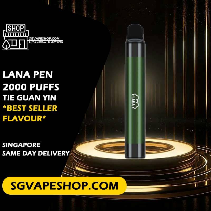 Lana Pen 2000 Disposable Flavour - Tie Guan Yin