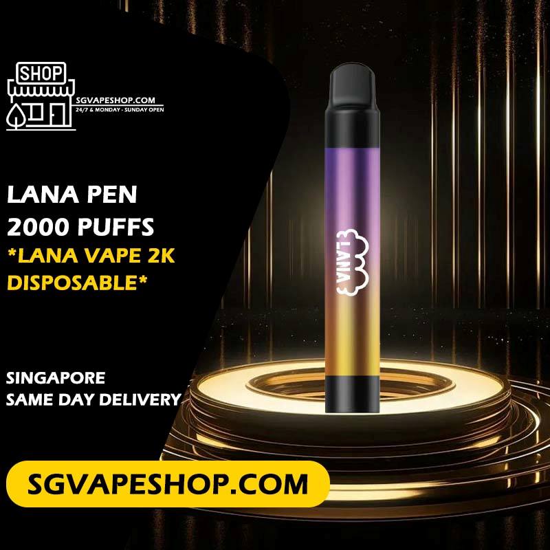 Lana Pen 2000 Disposable Ready Stock in Sg Vape Shop