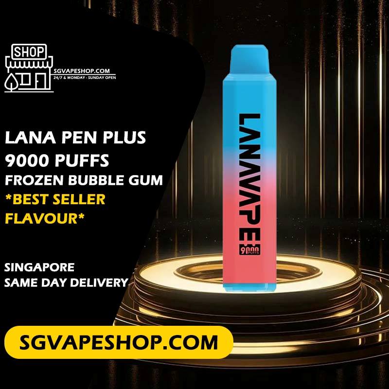 Lana Pen Plus 9000 Disposable Flavour - Frozen Bubble Gum