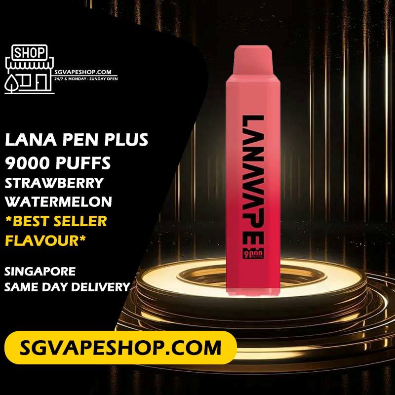 Lana Pen Plus 9000 Disposable Flavour - Strawberry Watermelon