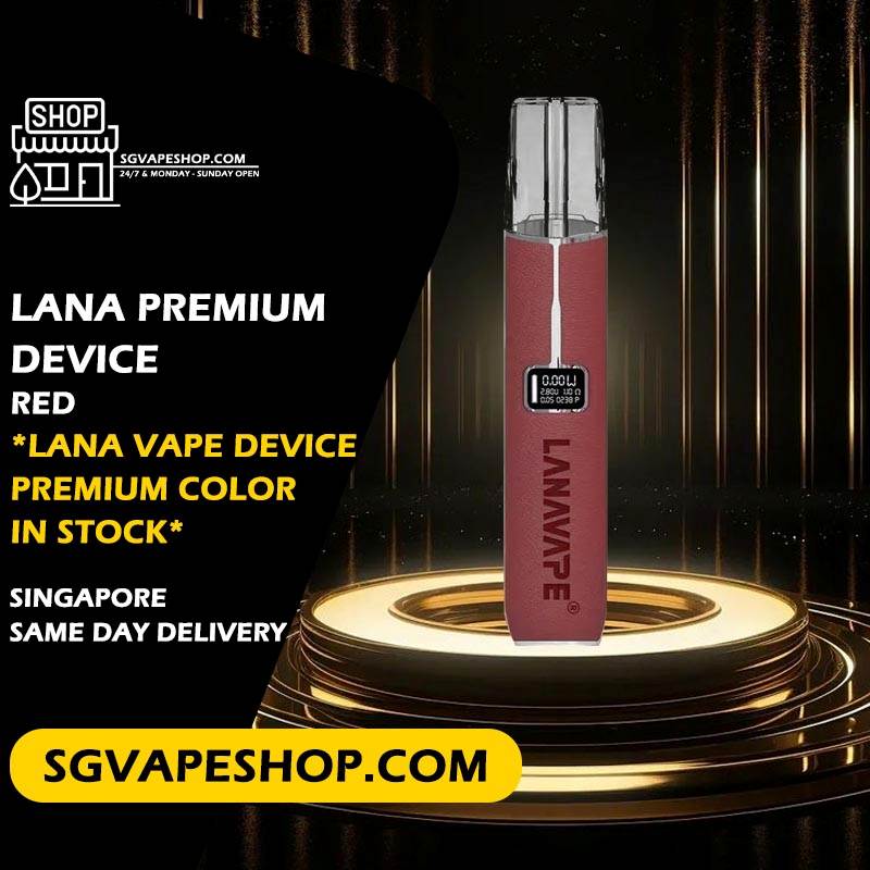Lana Premium Device Color in Singapore - Red
