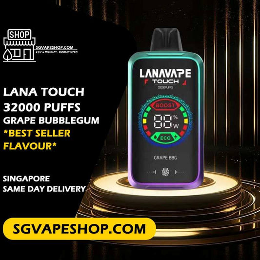 Lana Touch 32000 Disposable Flavour - Grape Bubblegum