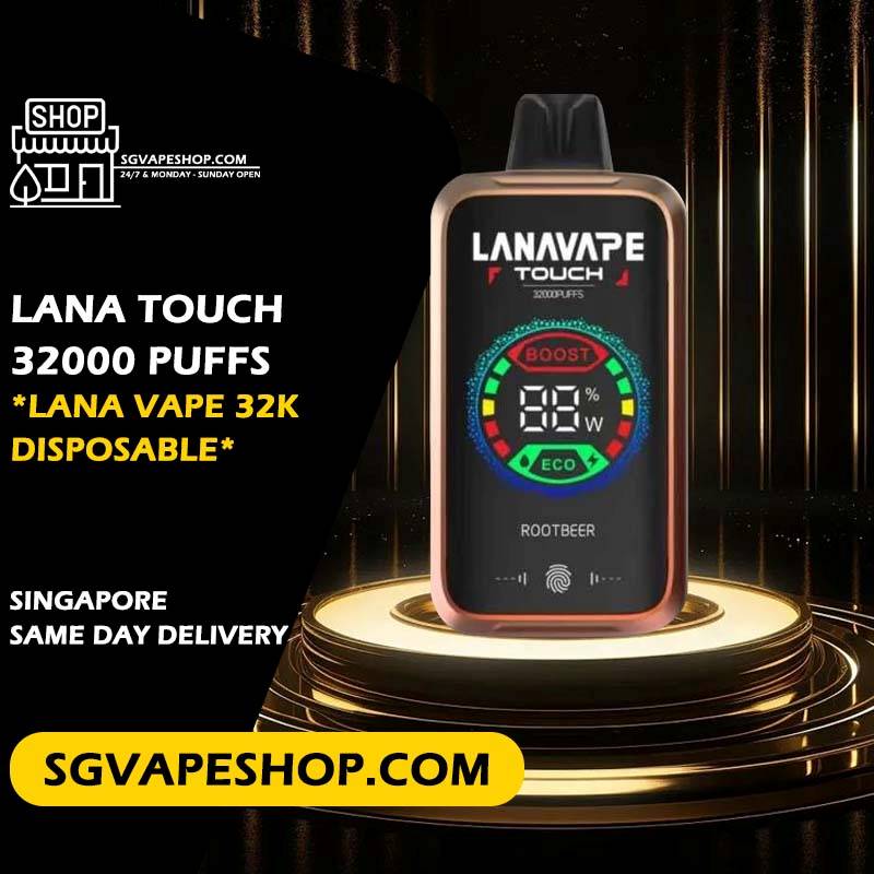 Lana Touch 32000 Disposable ready stock in SG VAPE SHOP Singapore
