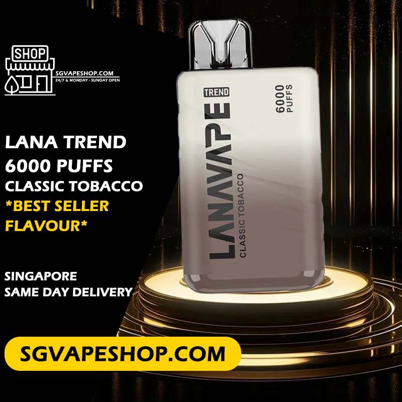 Lana Trend 6000 Disposable Flavour - Classic Tobacco
