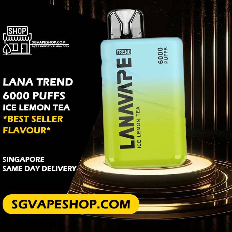 Lana Trend 6000 Disposable Flavour - Ice Lemon Tea