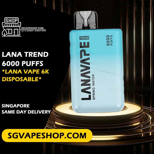 Lana Trend 6000 Disposable Ready Stock in SG VAPE SHOP Singapore