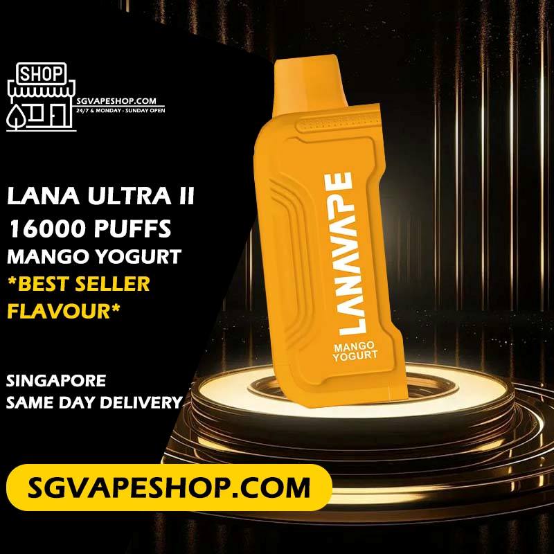 Lana Ultra II 16000 Disposable Flavour - Mango Yogurt
