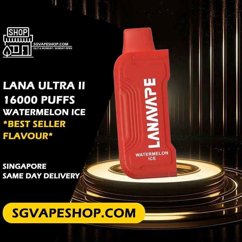Lana Ultra II 16000 Disposable Flavour - Watermelon Ice