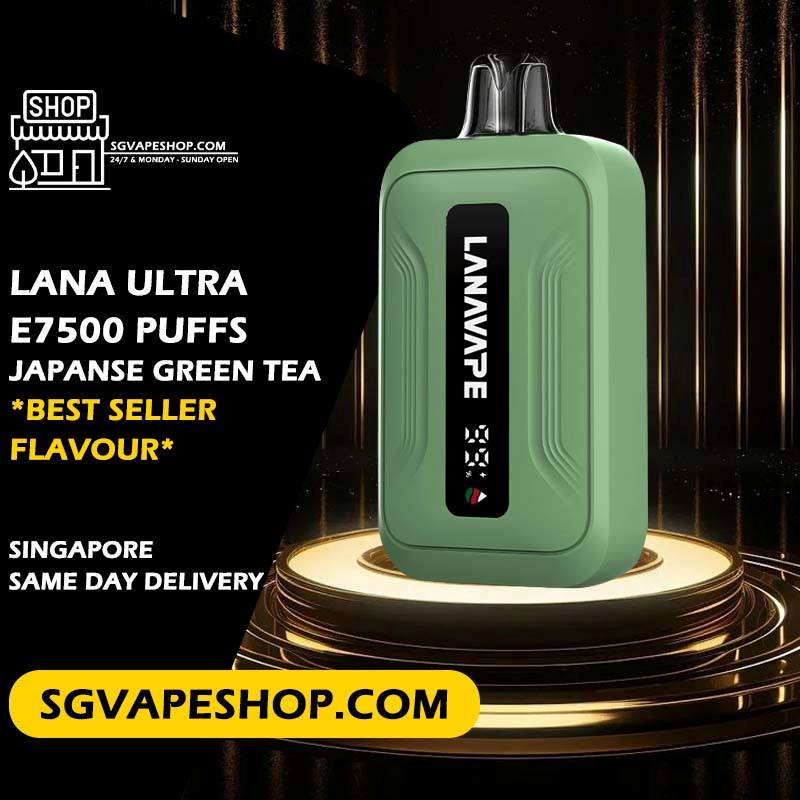 Lana Ultra E7500 Disposable Flavour - Japanse Green Tea