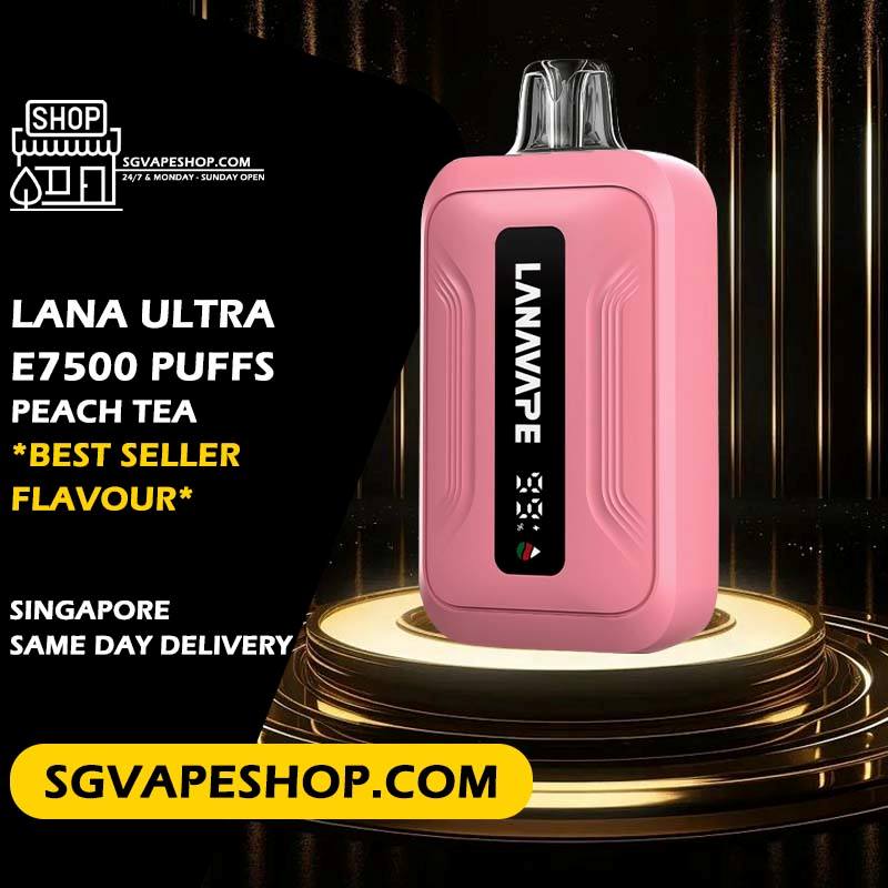 Lana Ultra E7500 Disposable Flavour - Peach Tea