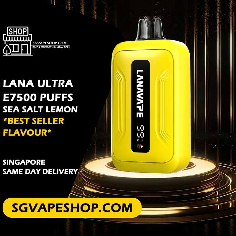 Lana Ultra E7500 Disposable Flavour - Sea Salt Lemon