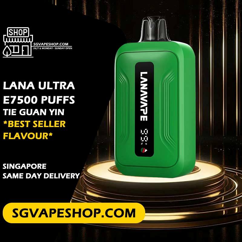 Lana Ultra E7500 Disposable Flavour - Tie Guan Yin