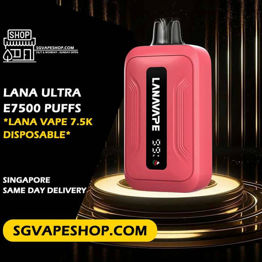 Lana Ultra E7500 Disposable Ready Stock SG VAPE SHOP Singapore